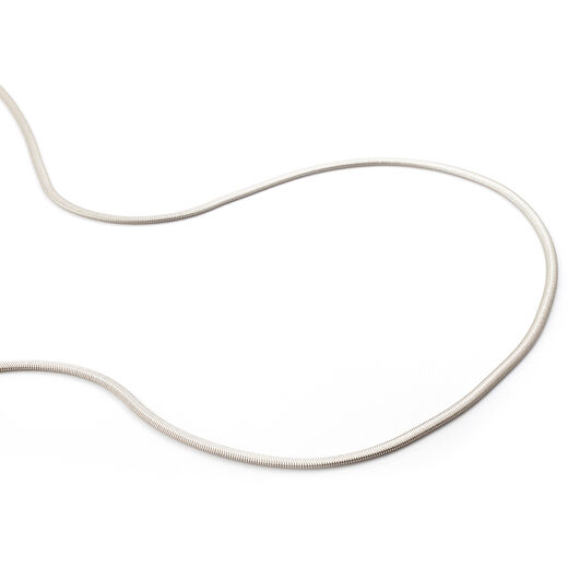 Silver chain necklace by Sarah Cavender