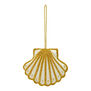 Scallop shell Christmas decoration