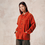 Rust overshirt for life by Uskees