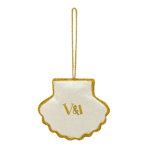 Scallop shell Christmas decoration