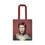 David Bowie portraits mesh top & tote bag