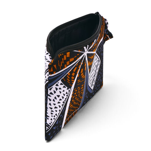 Deji wax print cotton pouch