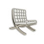 Bauhaus chair enamel pin badge