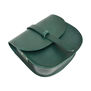 Dark green saddle bag by Natthakur