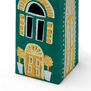 Green paper house decoration