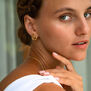 Twist stud earrings by Ottoman Hands