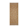 Sand embroidered wool scarf
