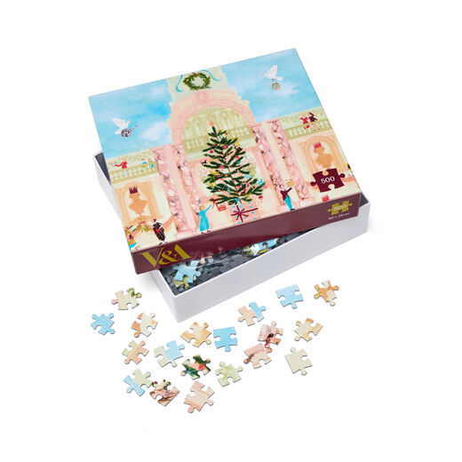 V&A Christmas jigsaw puzzle by Polly Fern