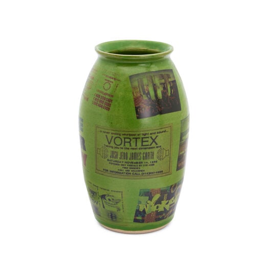 Vortex, Rave Culture Theory vase by Clink Street Ceramics