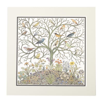 C.F.A. Voysey's Birds of Many Climes - mounted print