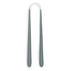Ocean blue tapered candles