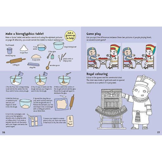 Ancient Egypt Adventure Activity Book