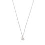 Recycled silver necklace with star shaped pendant