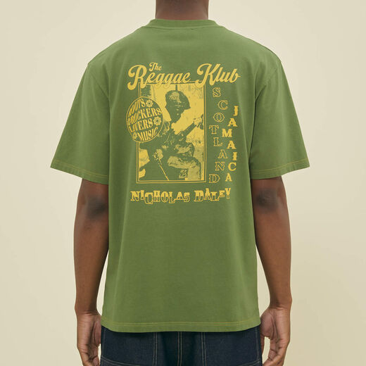 Reggae Klub olive t-shirt