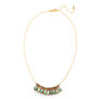 Chrysoprase fan necklace by Joli