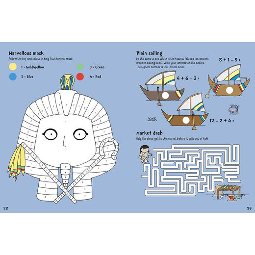 Ancient Egypt Adventure Activity Book