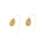 Mini woven pod earrings by Milena Zu