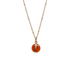 Carnelian pendant necklace by Mirabelle