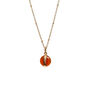 Carnelian pendant necklace by Mirabelle