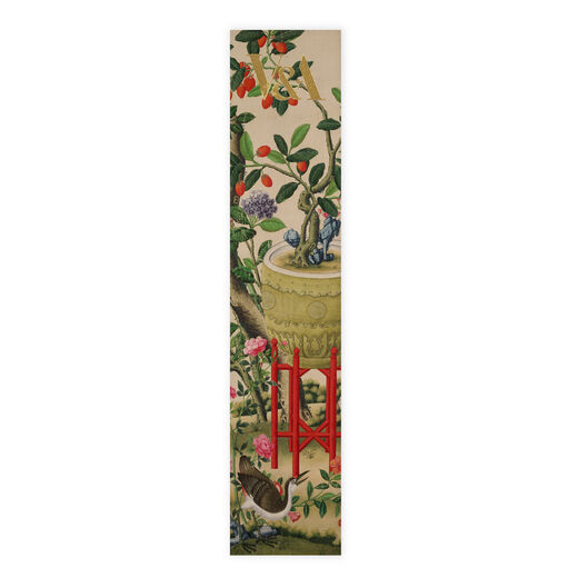 Chinese wallpaper leather bookmark