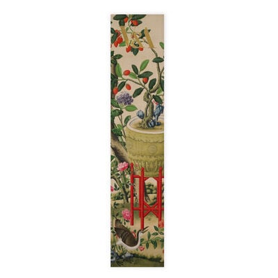 Chinese wallpaper leather bookmark