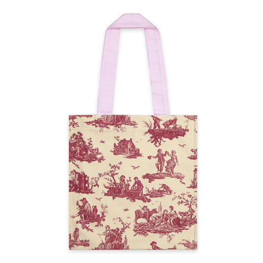 Marie Antoinette Style pastel pink tote bag