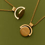 Garage + Grime spinner necklace by Hoops & Chains
