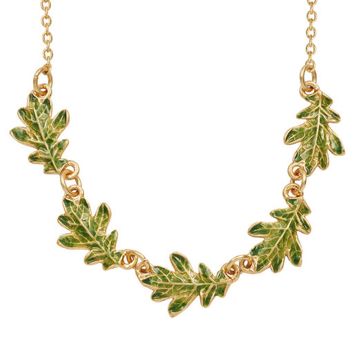 Oak leaf necklace by Fable England