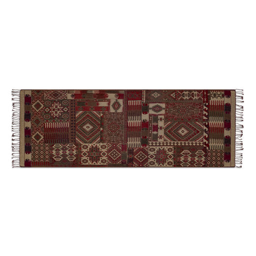 Multicoloured pattern scarf