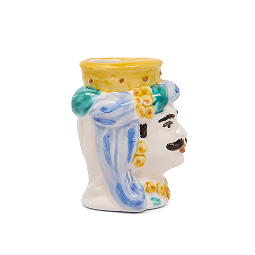 Sicilian king candle holder