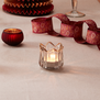 Golden crown tealight holder
