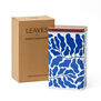 Blue leaves coffee tin
