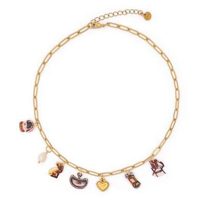 Memories of a Chair charm necklace by Pindex Studio