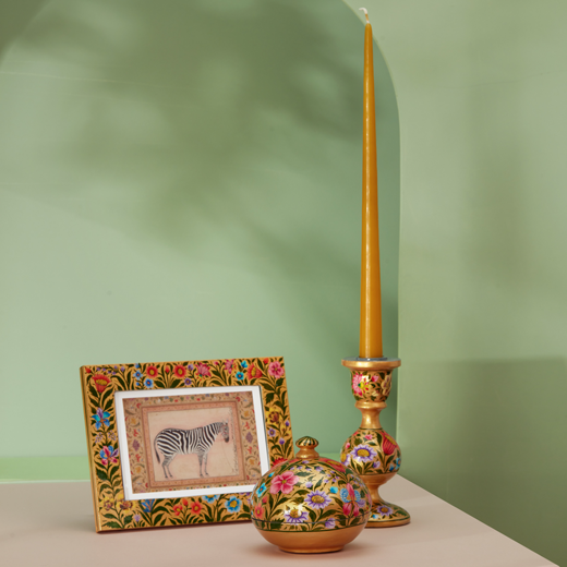 Golden Garden candlestick