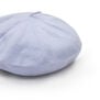 Periwinkle blue cashmere merino beret