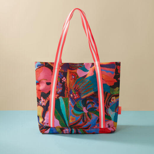 Psychedelic Dreams large tote bag