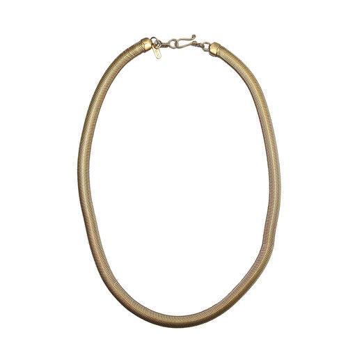 Gold necklace by Sarah Cavender