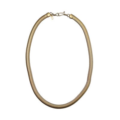Gold necklace by Sarah Cavender