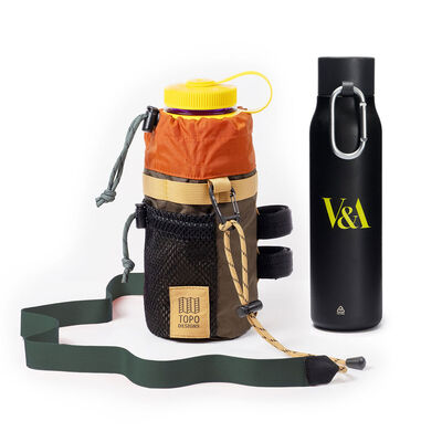 V&A East water bottle and sling bag set