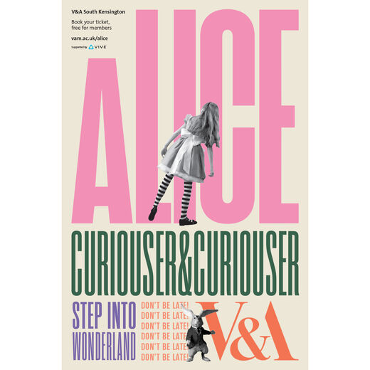 Alice: Curiouser and Curiouser exhibition poster