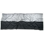 Black and white woven scarf