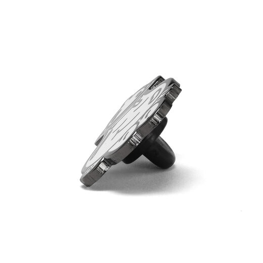 Living Objects jar pin badge by Gavin Connell