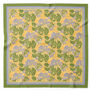E. A. S&eacute;guy yellow and blue floral neckerchief