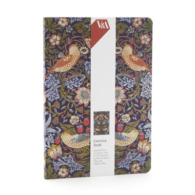 William Morris Strawberry Thief exercise book
