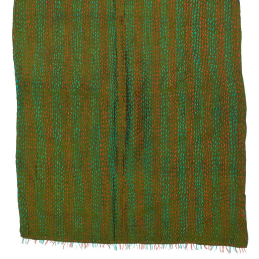 Large silk kantha scarf - assorted