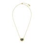 Porcelain evil eye pendant necklace by Ottoman Hands