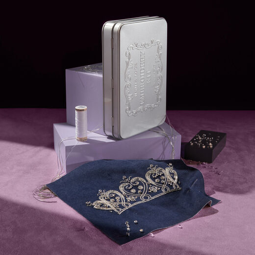 The Manchester Tiara embroidery kit &ndash; inspired by Cartier