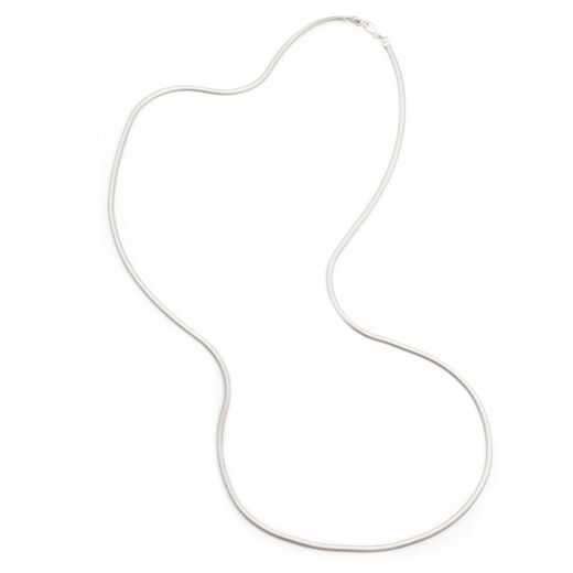 Silver chain necklace by Sarah Cavender