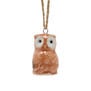 Ceramic owl Christmas decoration