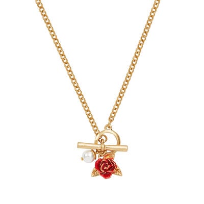 English rose toggle necklace by Fable England